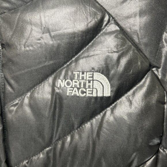 North Face Aconcagua Puffer Jacket Womens XS Black 550 Fill Goose Down - Picture 2 of 11
